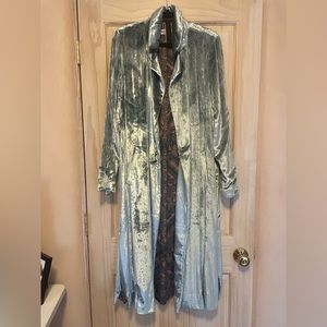 *Gorgeous* Velvet Blue Duster from Free People